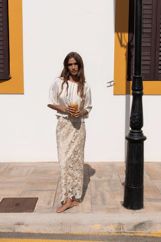 Luna Skirt | Cream