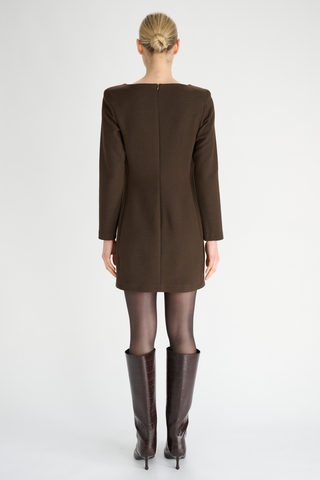 Elmo Dress | Espresso