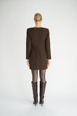 Elmo Dress | Espresso