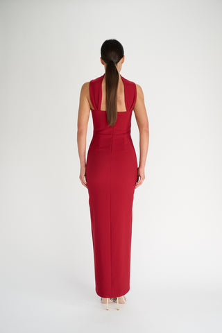 Blair Dress | Deep Red