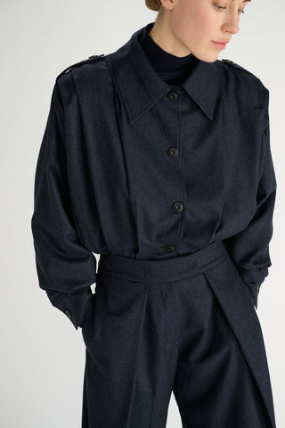 Ezra Jacket | Indigo Jean Blue