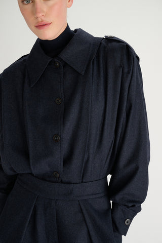 Ezra Jacket | Indigo Jean Blue