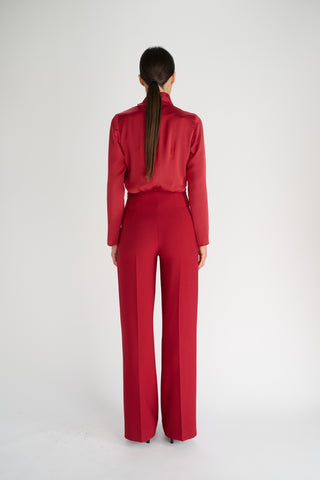 Merol Blouse | Deep Red