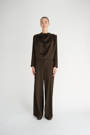 Tullah Blouse | Espresso
