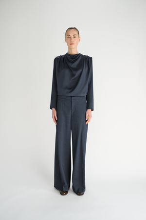 Tullah Blouse | Indigo Jean Blue