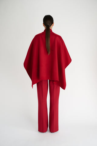 Ophelia Cape | Deep Red