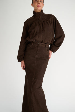 Cassian Skirt | Espresso