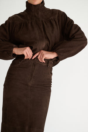 Cassian Skirt | Espresso