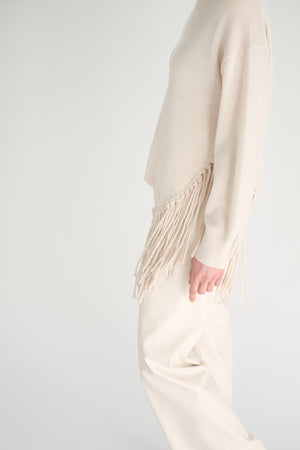 Frill Pullover | Winter White