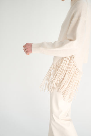 Frill Pullover | Winter White