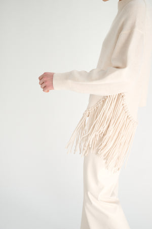 Frill Pullover | Winter White