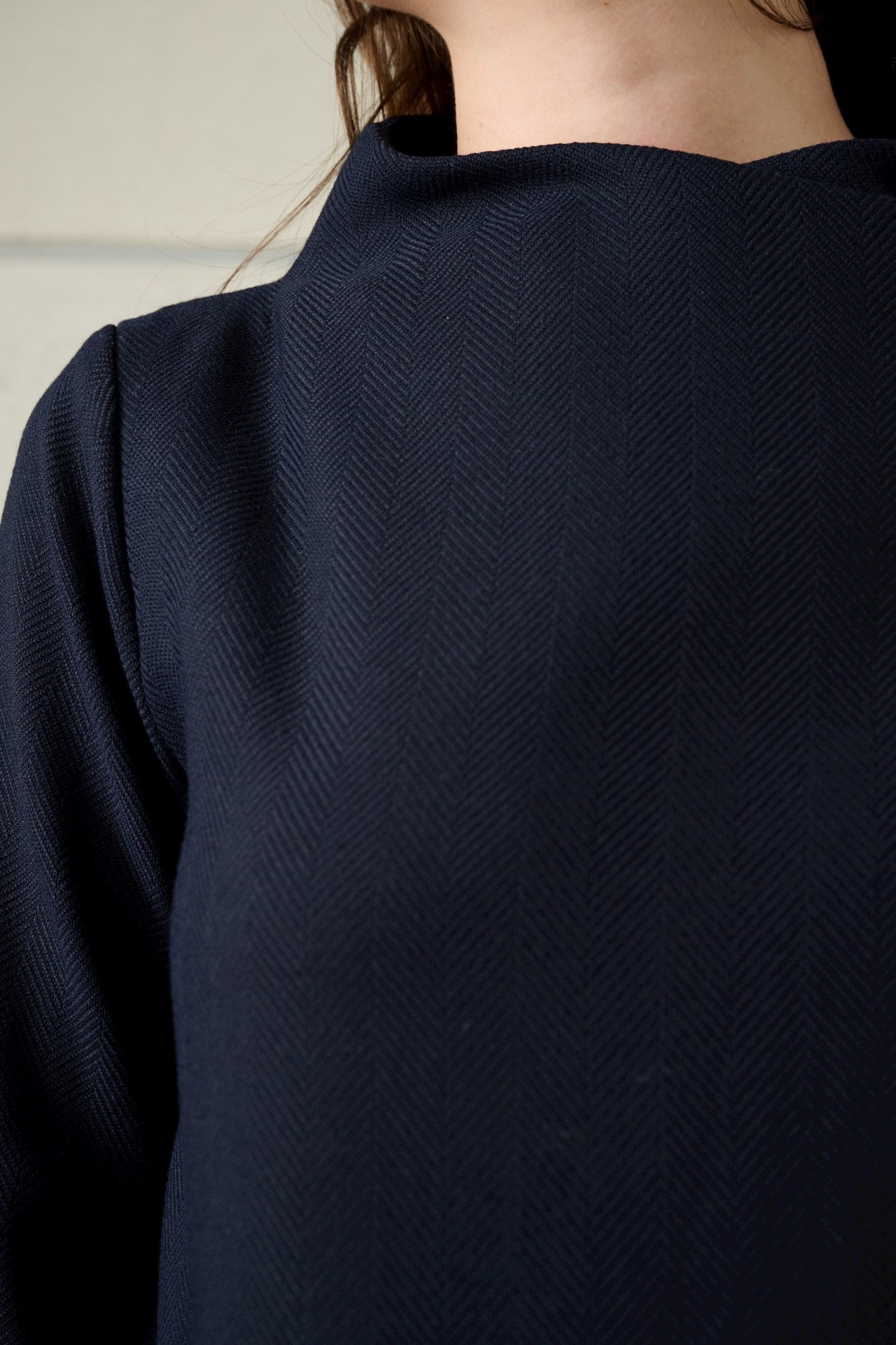 014 - Navy Harringbone