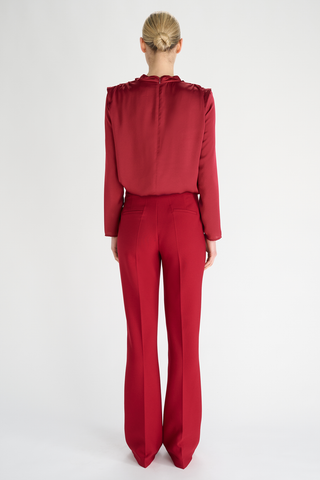 Laure Trousers | Deep Red