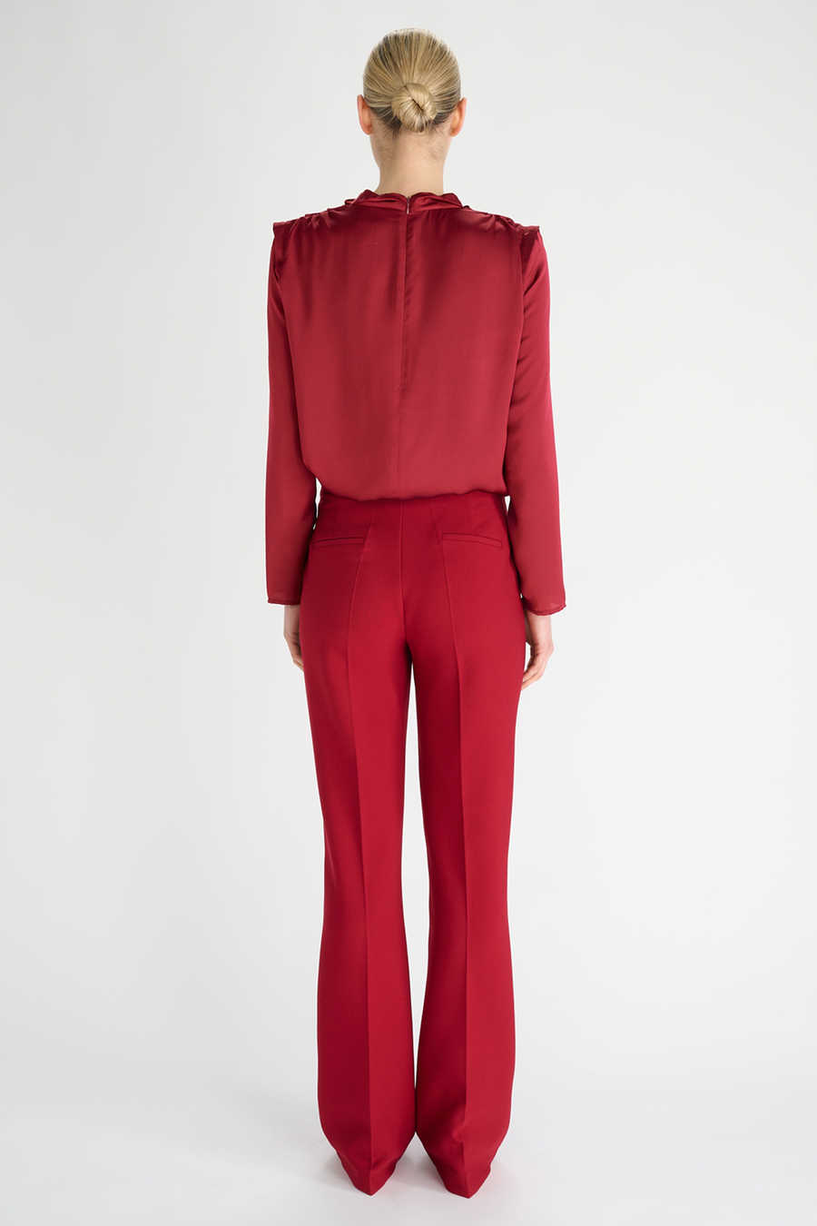 Tullah Blouse | Deep Red