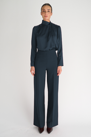 Merol Blouse | Indigo Jean Blue
