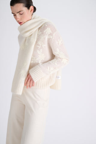 Nickie Scarf | Winter White