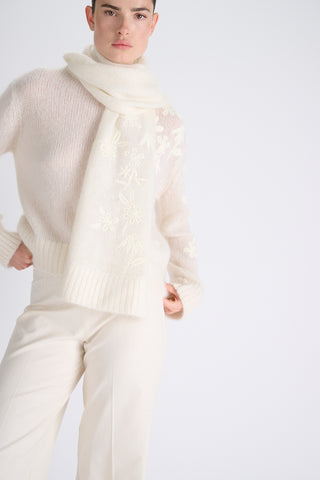 Nickie Scarf | Winter White