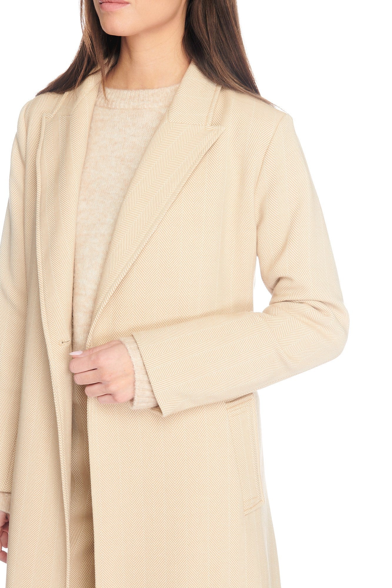 010 - Beige Harringbone