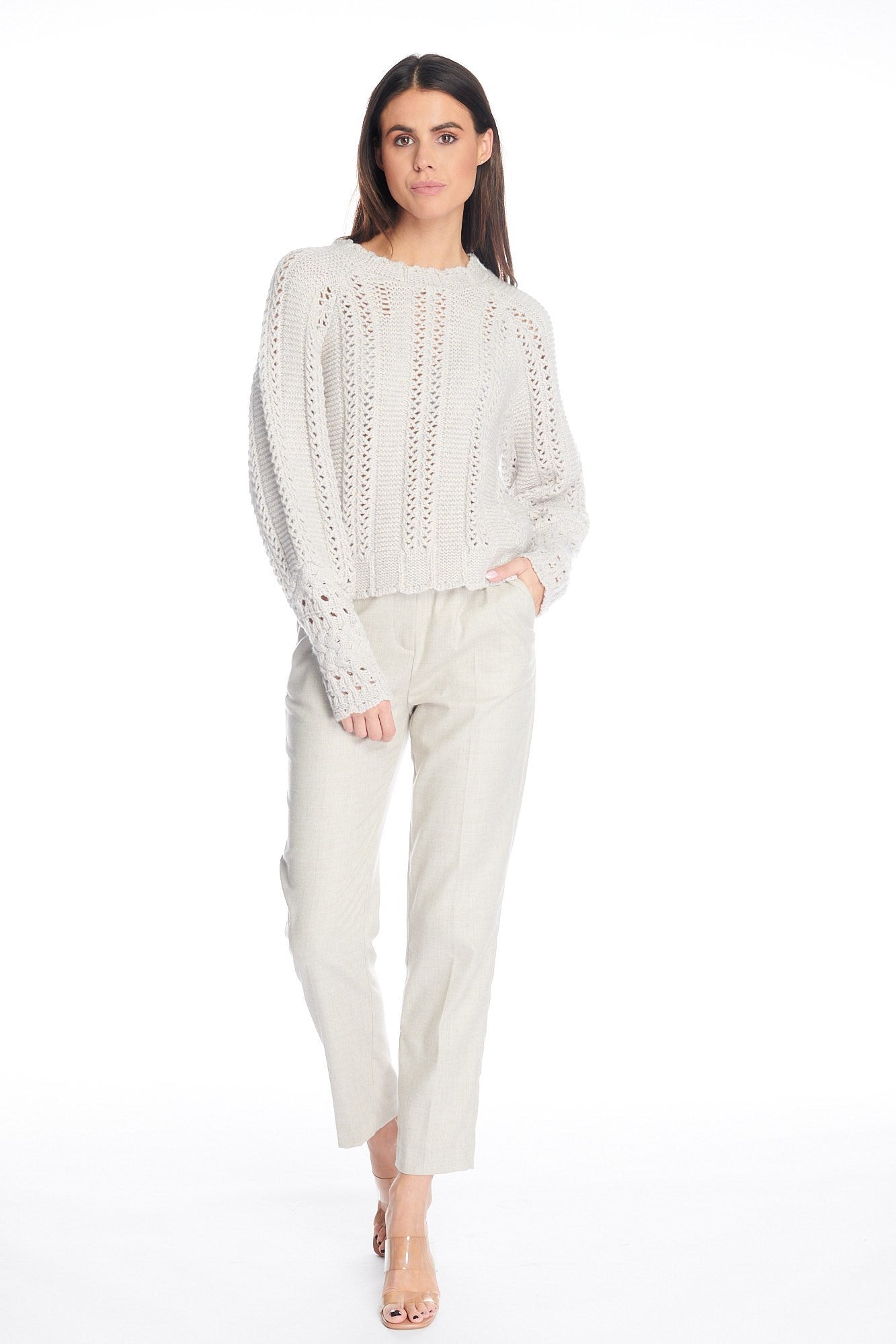 901 - Ecru/Light Grey