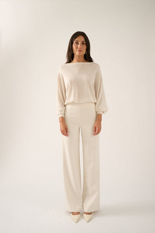 Amber Trousers | Ivory