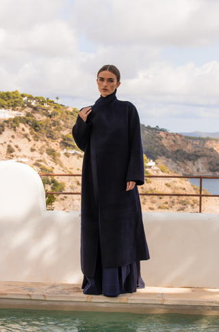 Suzanne Coat | Midnight Blue