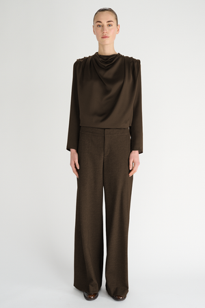 Tullah Blouse | Espresso