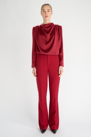 Laure Trousers | Deep Red