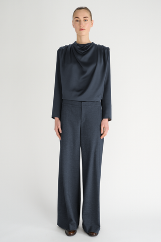 Tullah Blouse | Indigo Jean Blue
