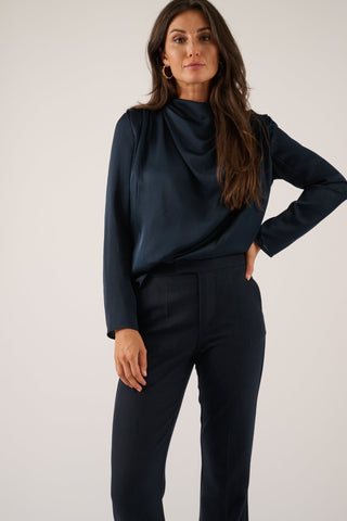 Laure Trousers | Midnight Blue