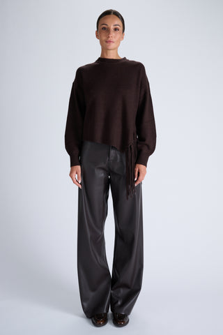 Frill Pullover | Espresso