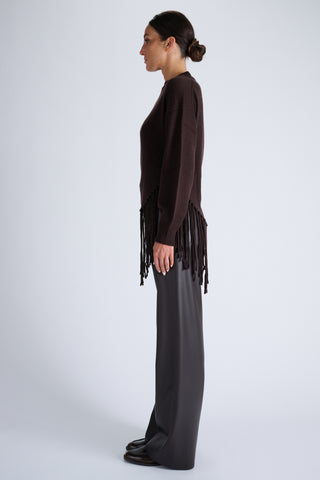 Frill Pullover | Espresso