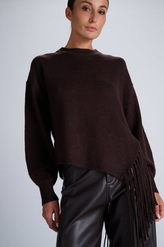 Frill Pullover | Espresso