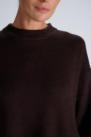 Frill Pullover | Espresso