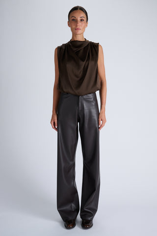 Tux Blouse | Espresso