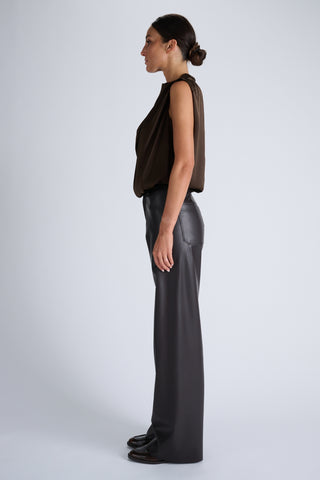 Tux Blouse | Espresso