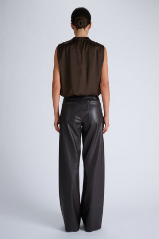 Tux Blouse | Espresso