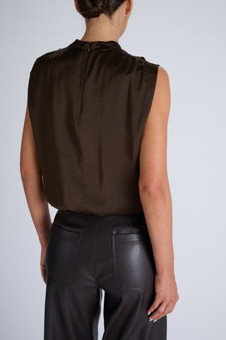 Tux Blouse | Espresso