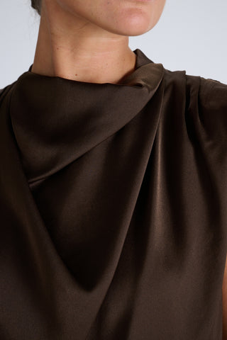 Tux Blouse | Espresso
