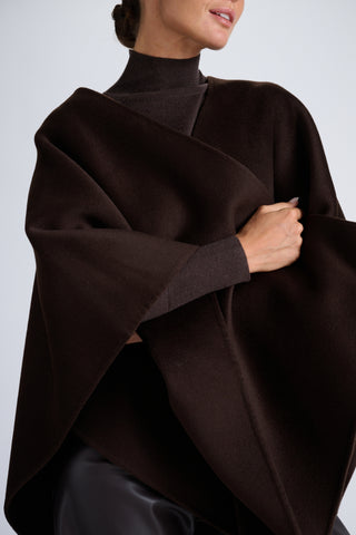 Ophelia Cape | Espresso