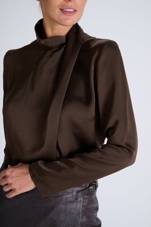 Merol Blouse | Espresso