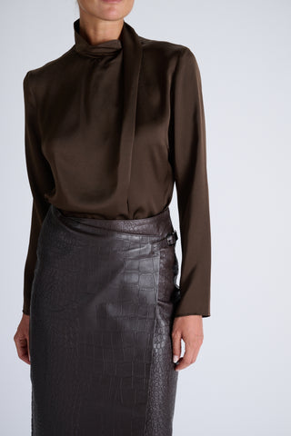 Merol Blouse | Espresso