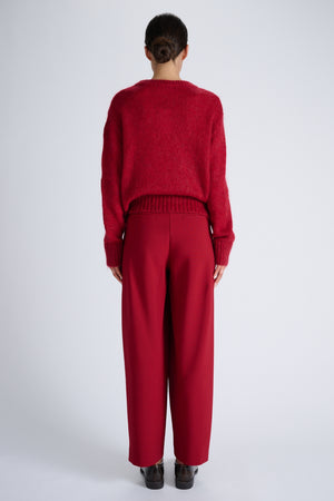 Lou Trousers | Deep Red