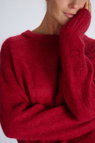 Jude Pullover | Deep Red