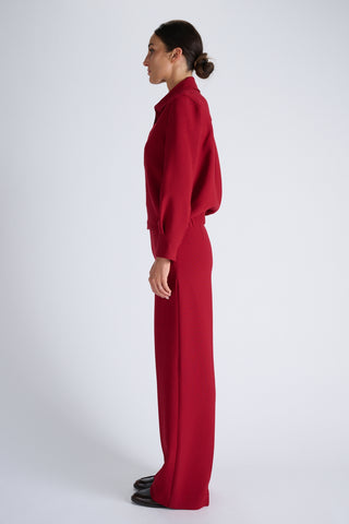 Amber Trousers | Deep Red