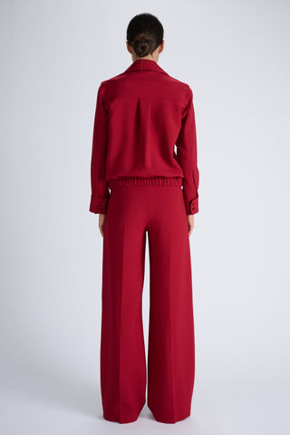 Amber Trousers | Deep Red