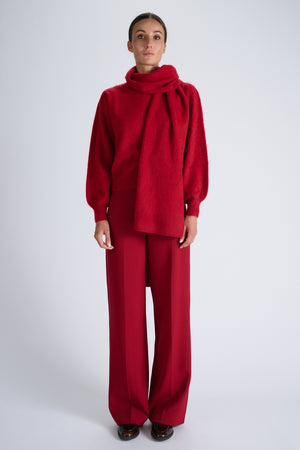 Ayla Scarf | Deep Red