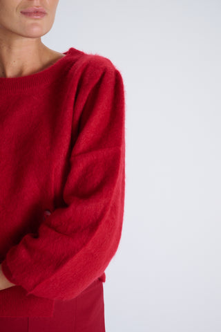 Ida Pullover | Deep Red