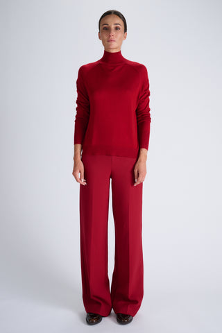 Cecile Top | Deep Red