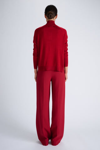 Cecile Top | Deep Red