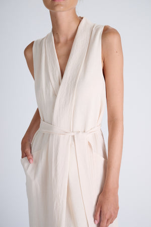 Vance Dress | Ecru